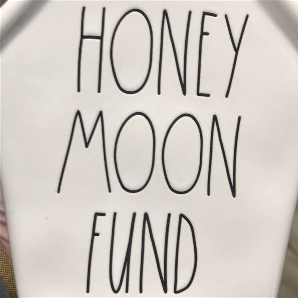 Rae Dunn By Magenta“HONEY MOON FUND” Bank NWT - Picture 6 of 7